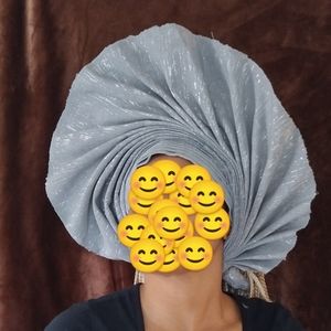 Aso-oke auto gele headwrap